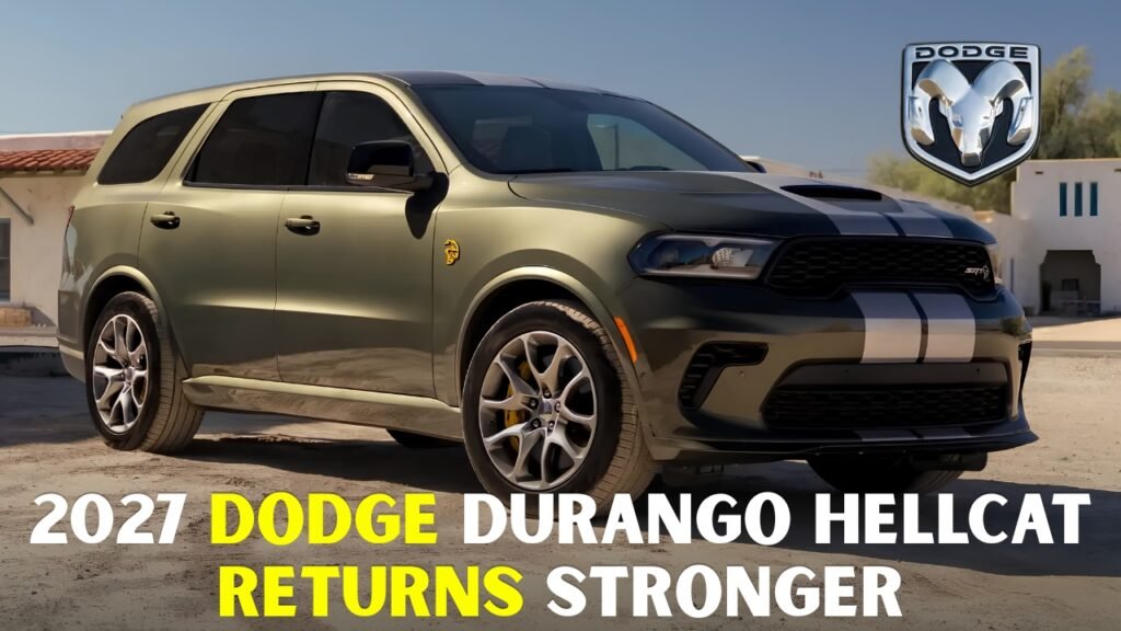 2027 Dodge Durango Hellcat Returns Stronger