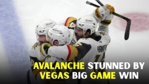 Vegas Golden Knights Beat Avalanche 3-1 in Big Game 2 Win