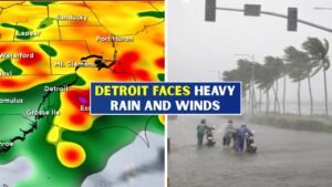 Detroit Weather Forecast Warns of Heavy Rain and Strong Winds
