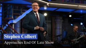 Stephen Colbert nears the end of The Late Show run