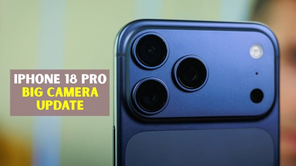 iPhone 18 Pro Big Camera Update