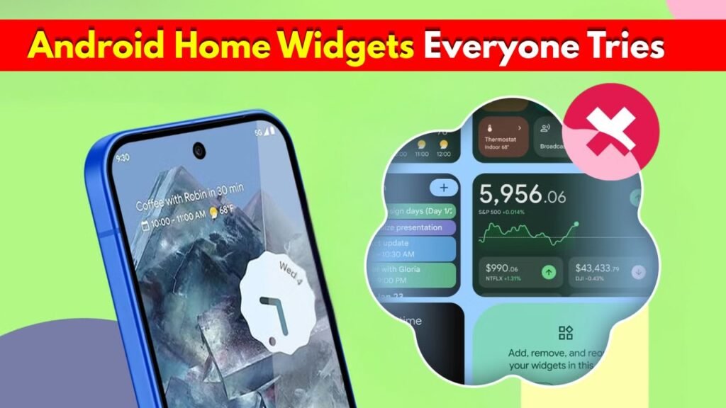 Android Home Widgets Everyone Tries