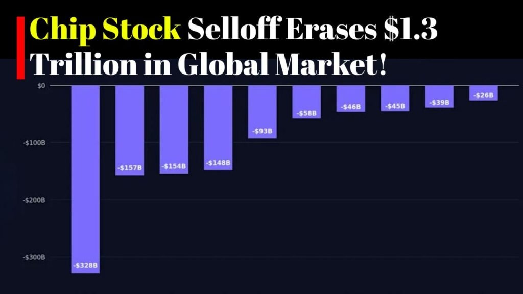 Chip Stock Selloff Erases $1.3 Trillion