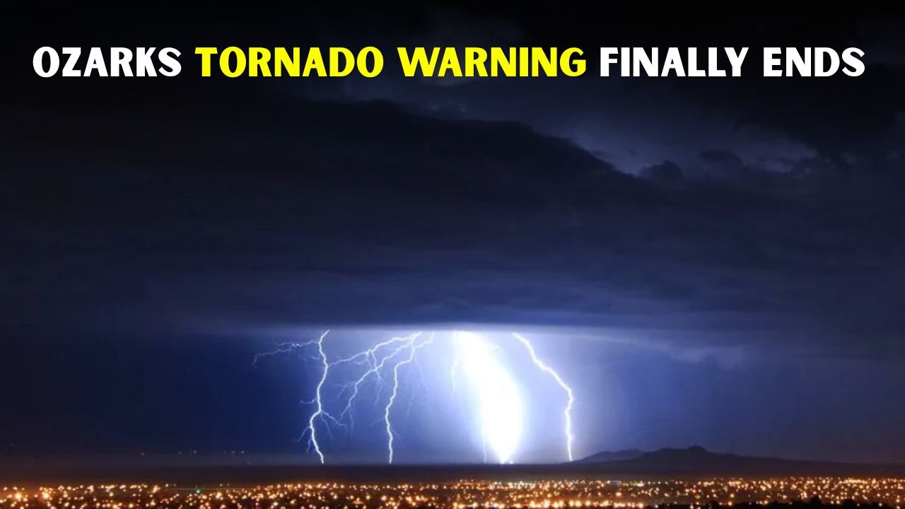 Tornado Warning Ends Across the Ozarks