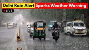Delhi Weather Update Shows Rain and Thunderstorms After IMD Issues Fresh Forecast