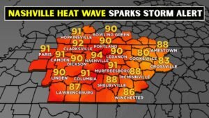 Nashville Weather Is Turning Hot With Storm Chances Ahead