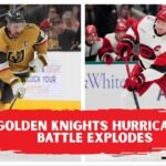 Golden Knights Hurricanes Battle Explodes