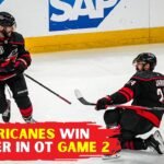 Hurricanes Win Game 2 in Stunning Overtime Finish