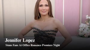 Jennifer Lopez Makes Stunning Appearance at Office Romance Premiere