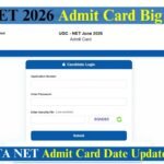 NTA NET 2026 Admit Card