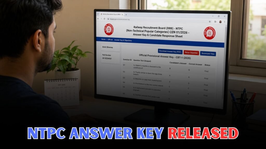NTPC Answer Key
