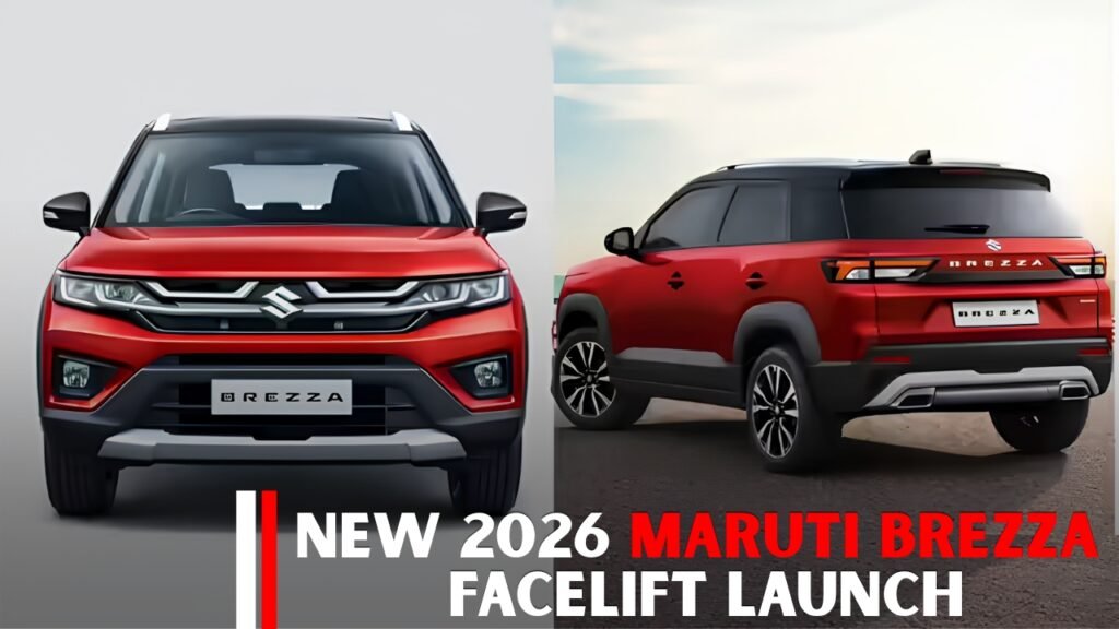 New 2026 Maruti Brezza Facelift Launch