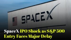 SpaceX and Other Big IPOs Face Delay Joining S&P 500