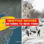 New York weather forecast shows more unsettled days