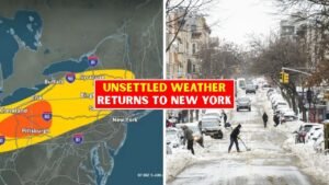 New York weather forecast shows more unsettled days