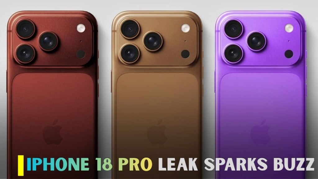 iPhone 18 Pro Leak Sparks Buzz