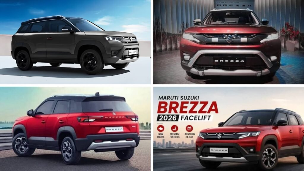 Maruti Suzuki Brezza Facelift Leak Reveals