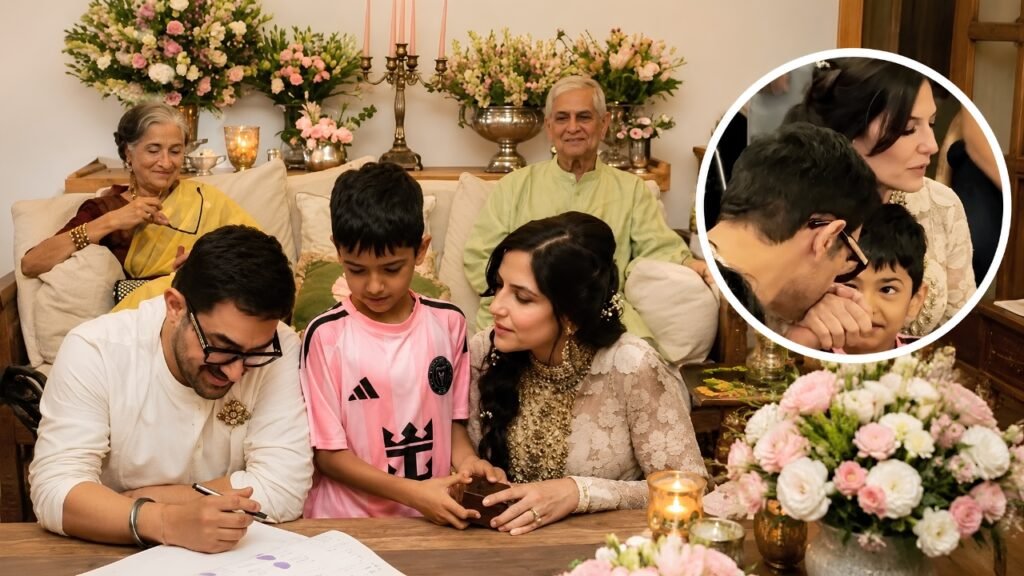 Aamir Khan Kisses Wife Gauri Spratt Wedding Photos Go Viral