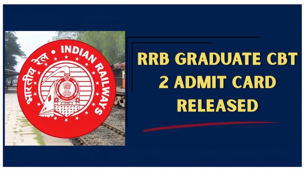 RRB Graduate CBT 2 Admit Card 2026