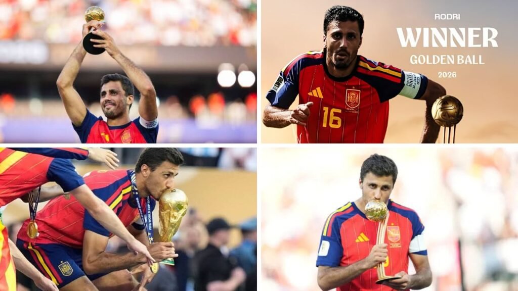 Rodri Wins FIFA World Cup Golden Ball