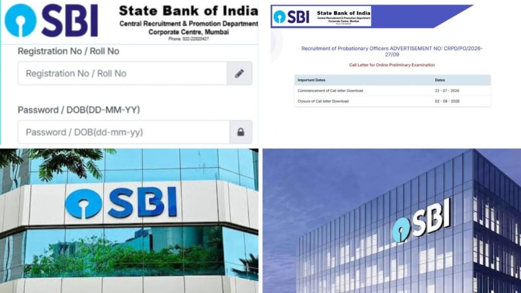 SBI PO Admit Card 2026 Download