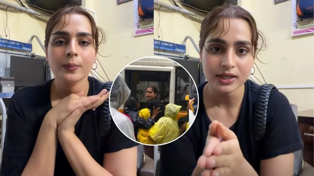 Ayesha Khan Detained During Mumbai Student Protest