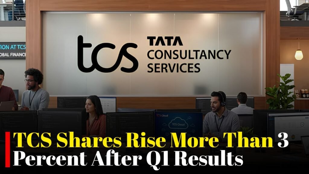 TCS Shares Rise