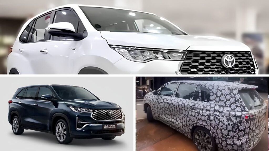 Toyota Innova Hycross Facelift Spotted for the First Time Expected India Launch