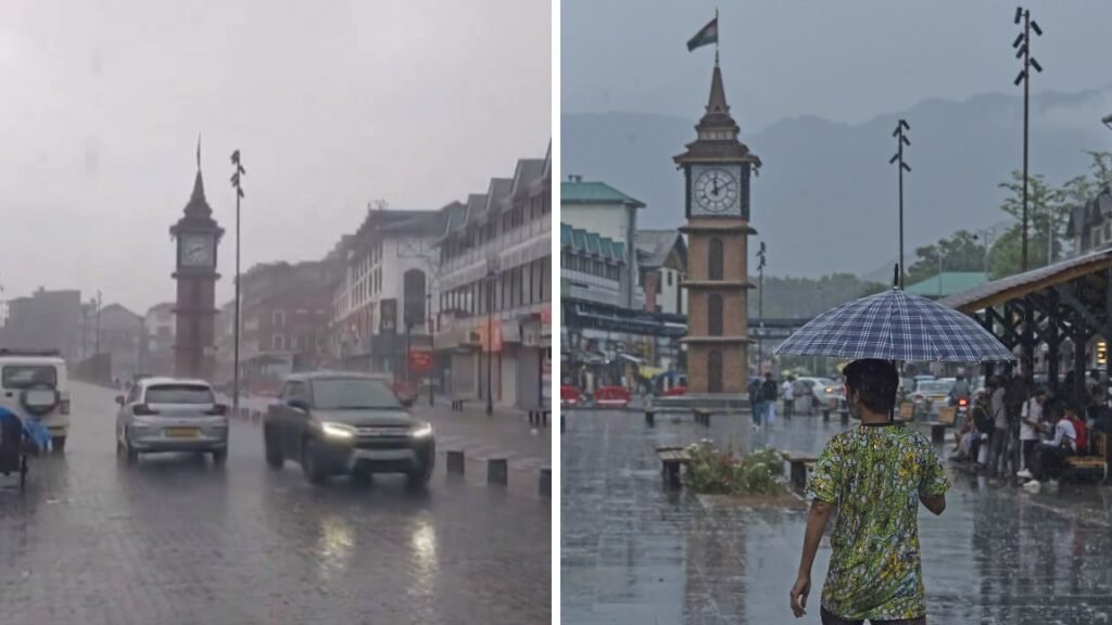 Kashmir Weather Brings Relief as Moderate Rain