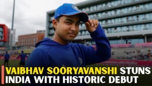 Vaibhav Sooryavanshi Becomes India’s Youngest Debutant at Just 15 Years Old
